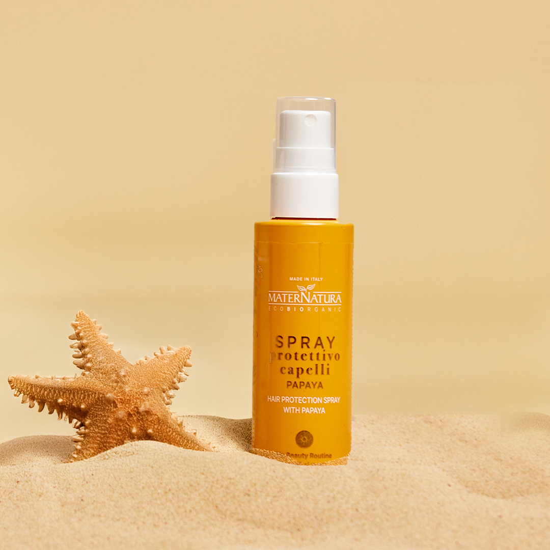 Spray Protettivo Capelli al Mare con Mango e Papaya